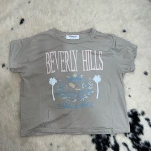 Beverly Hills Crop Tee